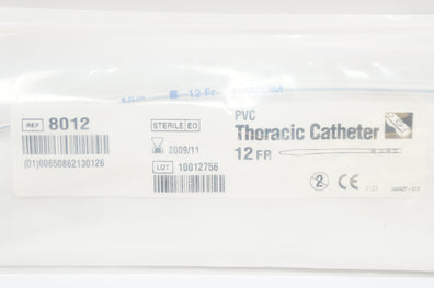 Atrium 8012 PVC Thoracic Cath. Sterile, 12 Fr (x) - Pack of 9